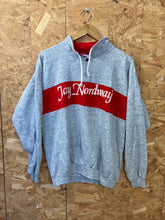 Vintage 90s red grey “Jay Nordic” retro gym track top size large